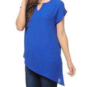 Royal Blue Blouse